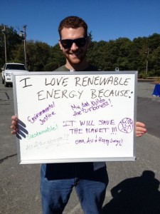 Gloucester residents express their love of clean energy