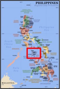 Complements of Google, this is the location of my town, Sebaste, Antique, amongst all the Philippine islands.