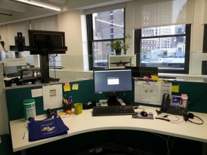My new desk at NYSERDA