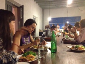 El Departamento de la Comida catering event — just one of the ways the hub serves its community