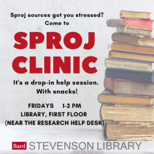 Sproj clinic flyer