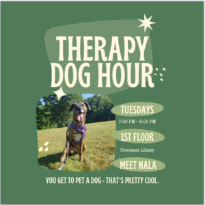 Therapy dog hour! item